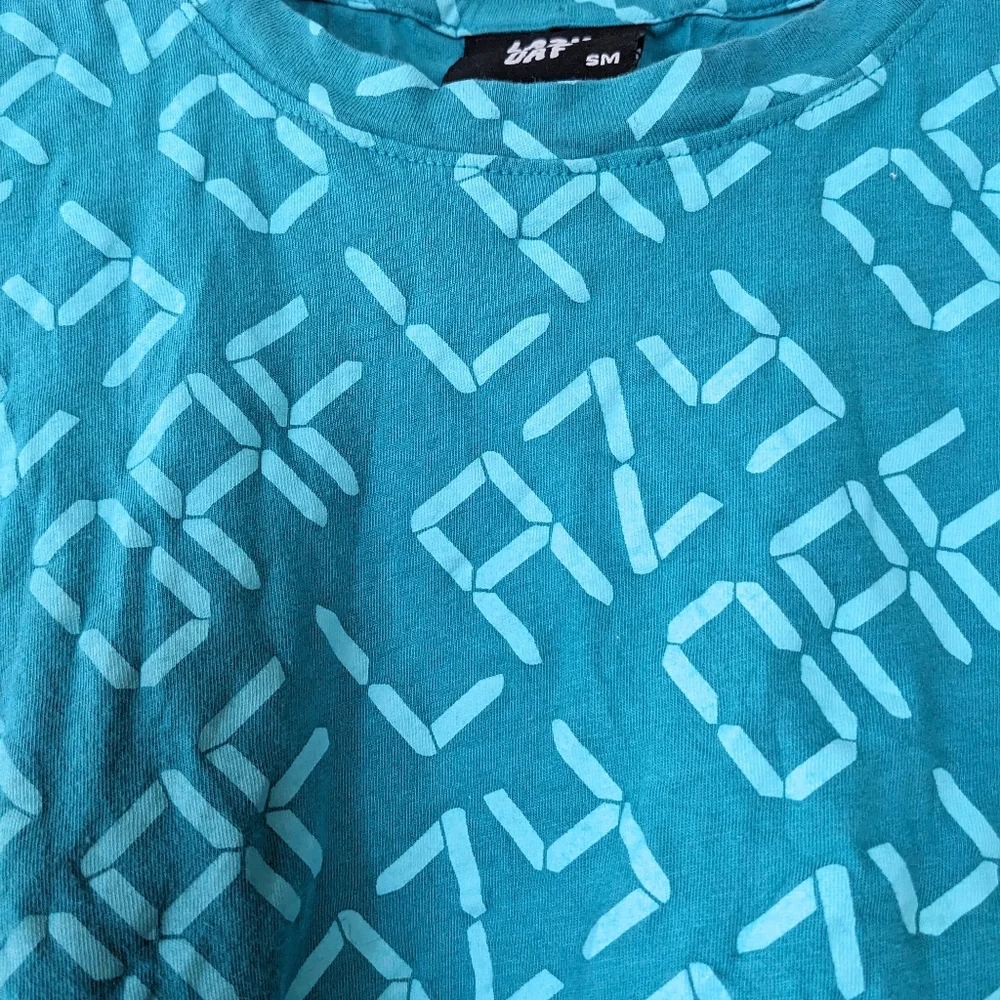 Lazy Oaf Digital Text Crop Tee - Picture 3 of 6